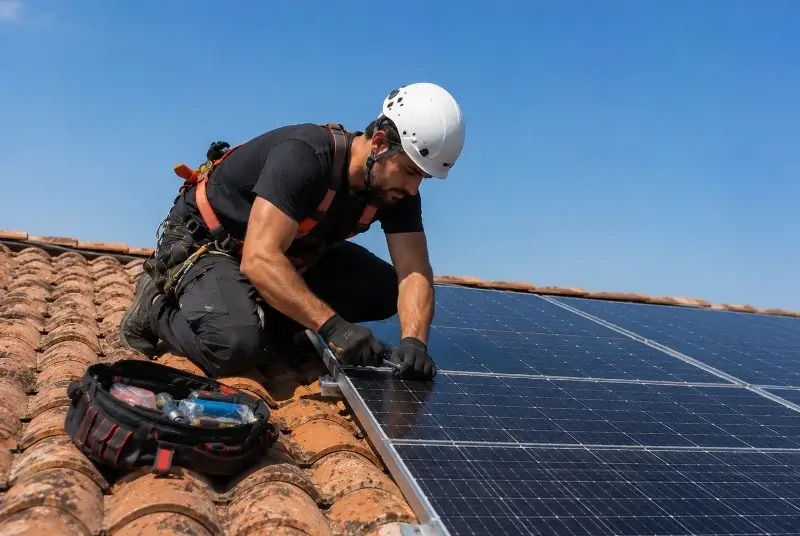Maintenance et monitoring de panneaux solaires à la Chapelle-Bertrand