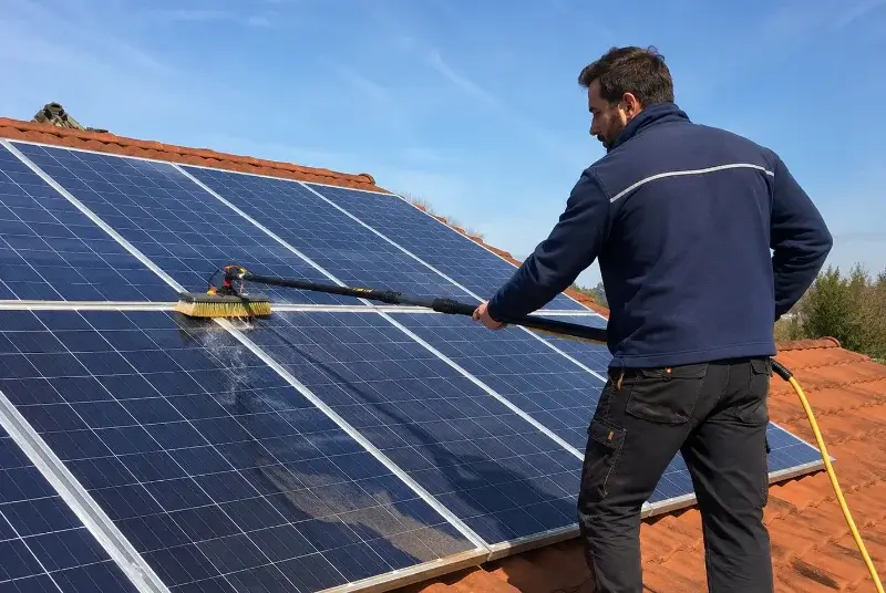 Nettoyage et entretien de panneaux solaires à la Chapelle-Bertrand